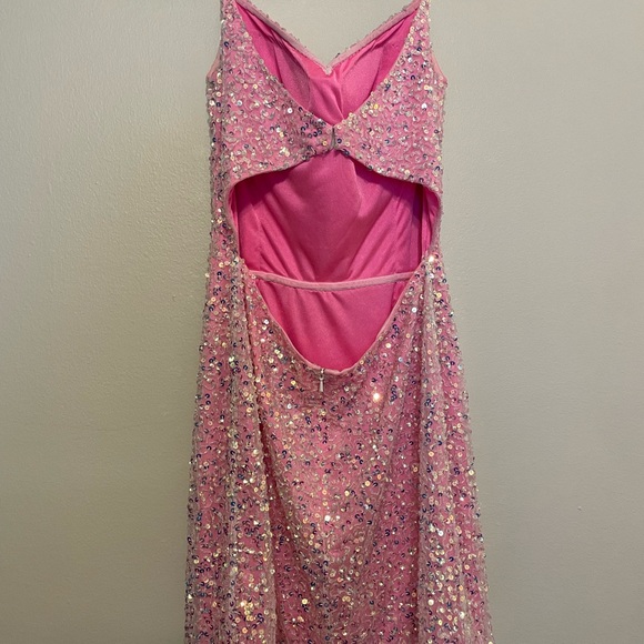 🩵ASHLEY LAUREN pink dress - Picture 2 of 5